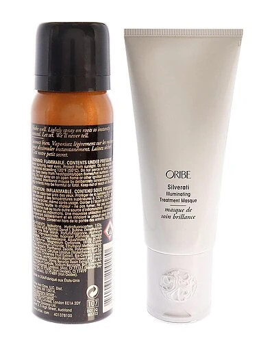 Oribe Airbrush Root Touch-Up Spray - Light Brown & Silverati Illuminating Treatment Masque Kit Women 3 Oribe Airbrush Root Touch-Up Spray - Light Brown & Silverati Illuminating Treatment Masque Kit Women - Image 3